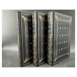 3 INTERNATIONAL COLLECTORS LIBRARY LEATHER BOUND