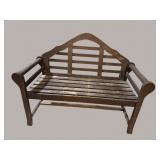 WOODEN OUTDOOR BENCH