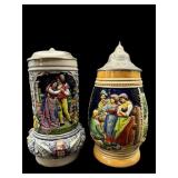 2 PC LOT GERMAN STEINS