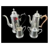 4 PC PEWTER LOT