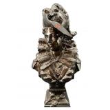 SIGNED J. COCHI SCULPTURE OF YOUNG WOMAN