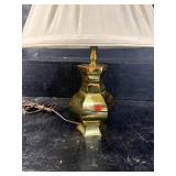 QUALITY SMALL BRASS TABLE LAMP
