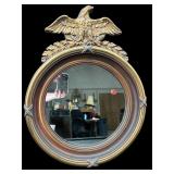 VINTAGE EAGLE CREST BULLSEYE MIRROR