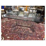 GLASS DINING ROOM TABLE