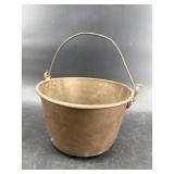 AMERICAN BRASS KETTLE MANUFACTURERS JELLY BUCKET