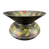 HAND PAINTED CAST IRON SPATOON 6 IN TALL 8.25 IN
