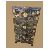 CHINOISERIE DECORATED 3 STACKING CHEST