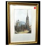 HANZ LEISCH ETCHING ON SILK