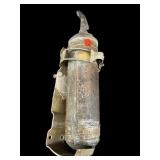 ANTIQUE PYRENE BRASS FIRE EXTINGUISHER