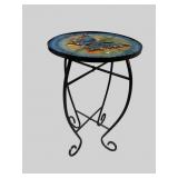 ART GLASS BUTTERFLY STAND