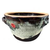 ARTIST SIGNED STUDIO ART POTTERY BUNDT PAN;