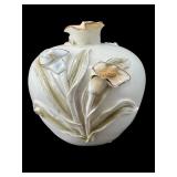 DECORATIVE LILY ROUND VASE