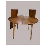 HITCHCOCK STYLE ROUND TURNED LEG TABLE