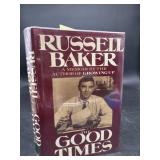 SIGNED RUSSELL BAKER FIRST EDITION 