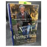 SIGNED NEWT GINGRICH FIRST EDITION 