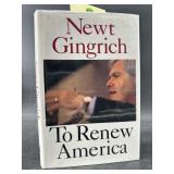 SIGNED NEWT GINGRICH 