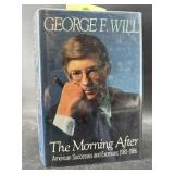 SIGNED GEORGE F WILL OCTOBER 28 1987 
