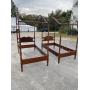PR OF BIGGS SOLID MAHOGANY SINGLE POSTER BEDS