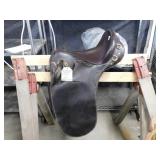 AUSTRALIAN OUTBACK SADDLE 17'SEAT BRASS FITTINGS