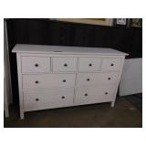 8 DRAWER DRESSER  62.5 X 19.5 X 37.5'