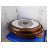 COOKS COMPANION OVAL PAN WITH LID