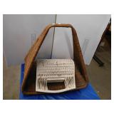2 WICKER BASKETS