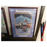 FRAMED PRINT - STEAMBOAT COLORADO