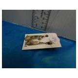 SILVER SCREW BACK EARRINGS