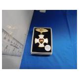 REBEKAH LODGE PATRIACH'S CHIVALRY BADGE PIN