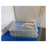 2 CRAFT ORGANIZER TRAYS