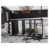 METAL SHELF    36 X 17.75 X 75'
