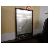 WOOD FRAMED MIRROR    25 X 36