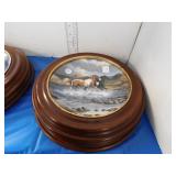 2 COLLECTOR PLATES  IN FRAMES - 'FOREVER FREE'