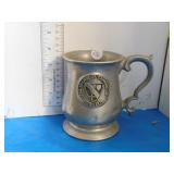 PEWTER BEER MUG 'CANNINGTON' 1878 - 1978