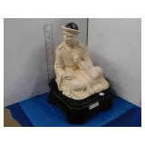HEAVY ASIAN SCULPTURE 14.5 POUNDS