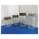 4 JARS - 1 BALL, 2 CORONA, 1 CROWN