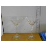 2 STEMWARE GLASSES