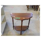 1/2 MOON TABLE   23.5 X 11.75 X 24'