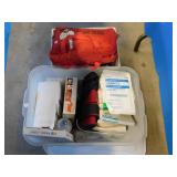 2 TOTES FIRST AID SUPPLIES