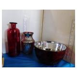 FRUIT BOWL, VASE, JUG