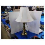 LAMP WITH SHADE   APPROX 29'H