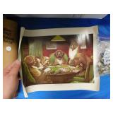 PRINTS 'DOGS PLAYING POKER'