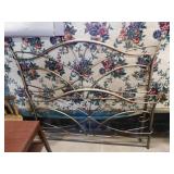 BED FRAME WITH RAILS   60'W