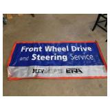 PLASTIC ADVERTISING BANNER