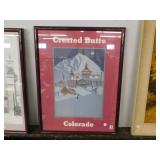 FRAMED PRINT  'CRESTED BUTTE, COLORADO