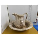 PITCHER AND BOWL