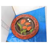 BELLA CASA PLATE - 'POPPIES'