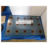 2 STAINED GLASS PANELS  19.25 X 11.5'