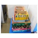 5 PUZZLES AND PUZZLE ROLL UP