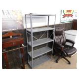 METAL SHELVING (5 SHELVES)   12 X 30 X 58'